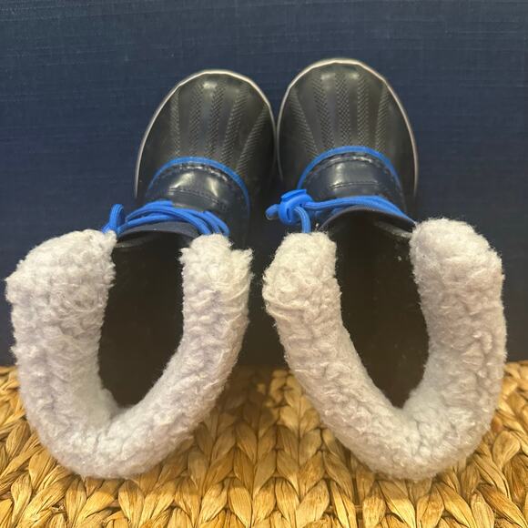 SOREL Yoot Pac Snow Boots sz 13 Navy Blue Winter Boots Waterproof Insulated - Picture 3 of 8